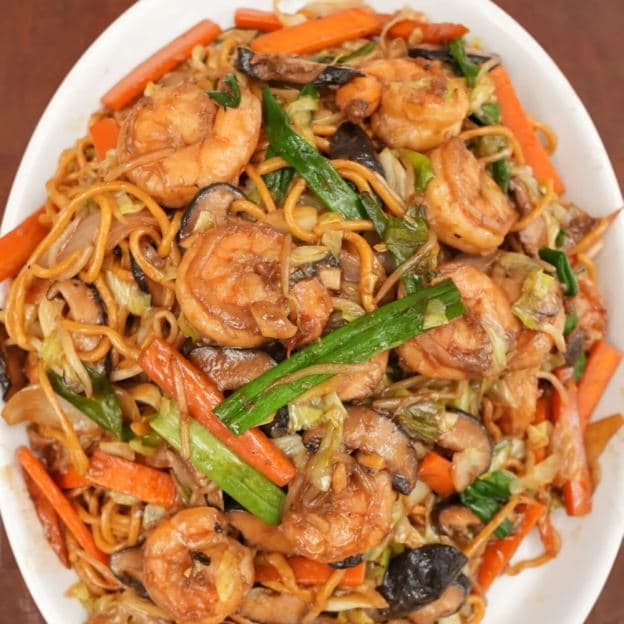 Jumbo Shrimp Lo Mein — Chung Wah Restaurant